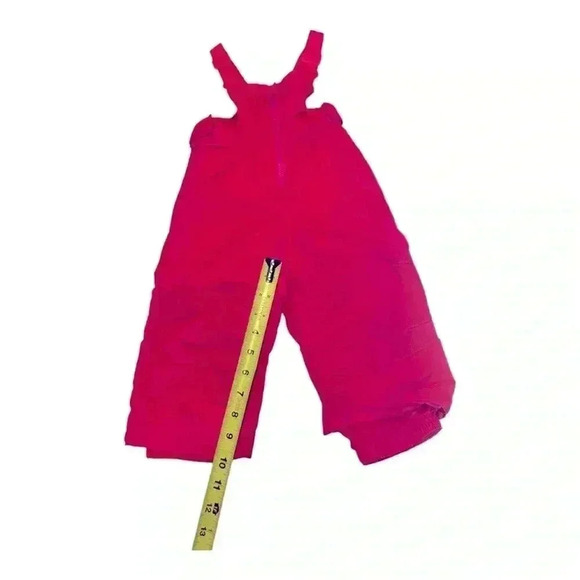 Cat & Jack Snowsuit Girls 18M Pink Heavyweight Snow Bib Outdoor OnePiece Overall - Picture 3 of 10